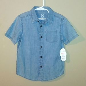 Boys button-up short sleeve shirt